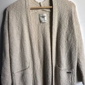 Abercrombie & Fitch Oversized Long Cardigan XSMALL